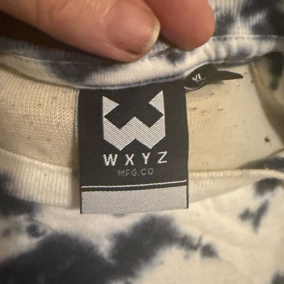 WXYZ MFO. CO Tye Dye T-SHIRT W/ Melting SKULL HEAD SZ XL - Picture 4 of 5